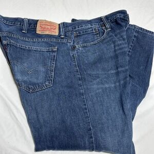 Levi's 569 Men's Size W38‎ L34 Blue Loose Relaxed Fit Dark Wash Denim Jeans